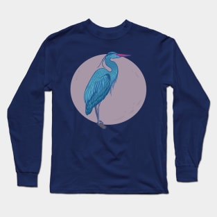 Blue heron Long Sleeve T-Shirt